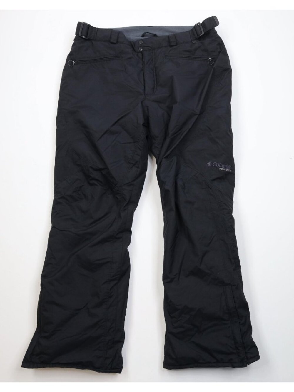 Vintage Columbia Vertex Womens XL Wide Leg Insulated Winter Snow Pants Black